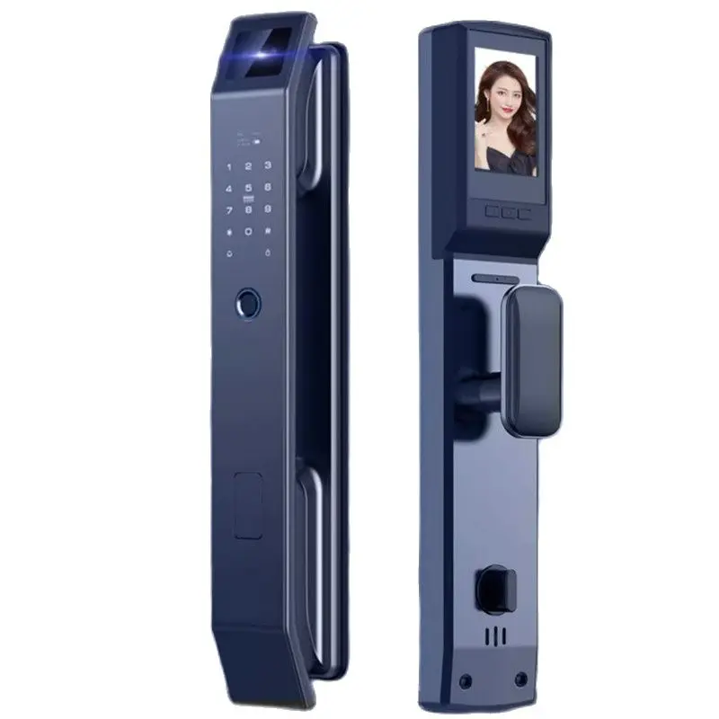 3d Face Recognition Fingerprint Lock Household Security Door Intelligent Door Lock Cat's Eye Visible Electronic Password Lock
3d Face Recognition Fingerprint Lock Household Security Door Intelligent Door Lock Cat's Eye Visible Electronic Password Lock