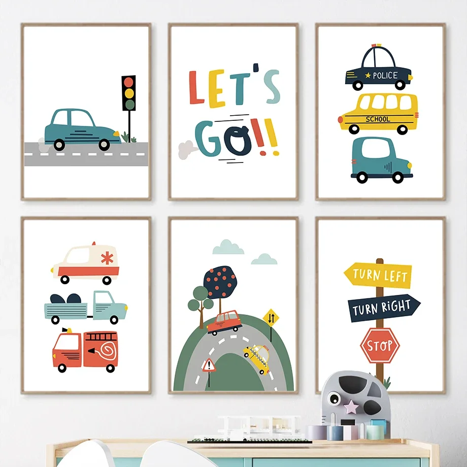 Cartoon Taxi Truck Highway Traffic Lights Wall Art Canvas Painting Nordic Posters And Prints Wall Pictures For Kids Room Decor
Cartoon Taxi Truck Highway Traffic Lights Wall Art Canvas Painting Nordic Posters And Prints Wall Pictures For Kids Room Decor