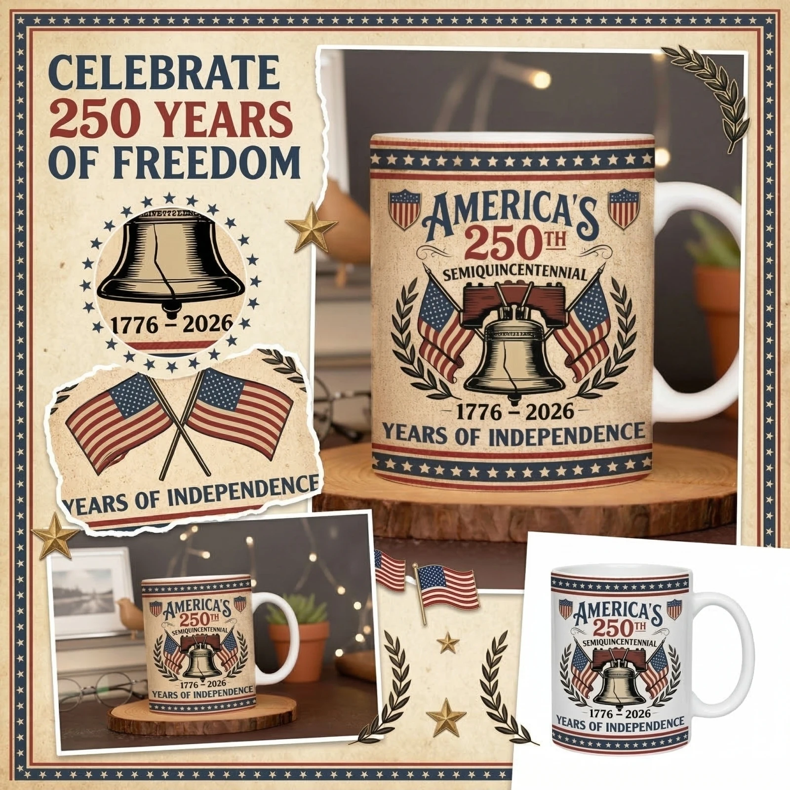 250th Anniversary Of The United States Commemorative Mug 250th Anniversary Mugs Ceramic Mug Patriotic Coffee Cup Party Decor
250th Anniversary Of The United States Commemorative Mug 250th Anniversary Mugs Ceramic Mug Patriotic Coffee Cup Party Decor