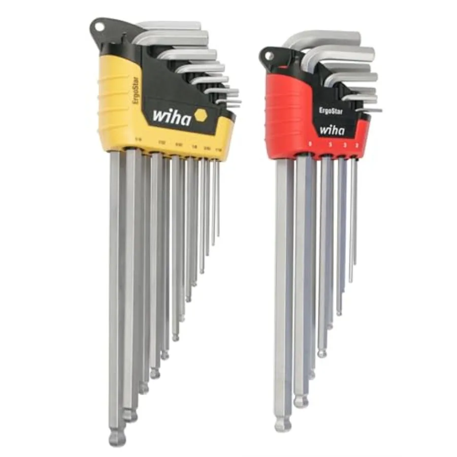66982 ErgoStar Ball End Hex L-Key Set 22 Piece Inch and Metric Chrome Finish Durable Holder
66982 ErgoStar Ball End Hex L-Key Set 22 Piece Inch and Metric Chrome Finish Durable Holder