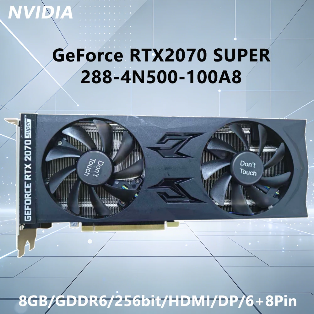 For ZOTAC RTX 2070 SUPER 8GB 288-4N500-100A8 GDDR6 256-bit Graphics Card PCI-E 3.0 HDMI DP Double Fan for Desktop PC Computer
For ZOTAC RTX 2070 SUPER 8GB 288-4N500-100A8 GDDR6 256-bit Graphics Card PCI-E 3.0 HDMI DP Double Fan for Desktop PC Computer