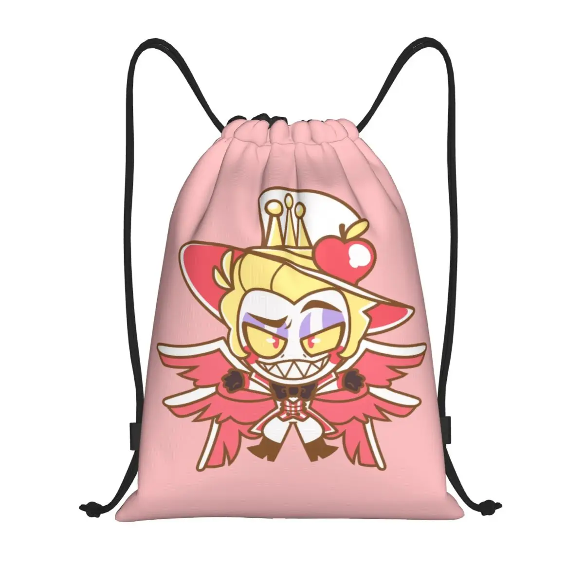 Cute Hazbins Hotels Lucifer Drawstring Bags Sports Backpack Gym Sackpack String Bags for Working Out
Cute Hazbins Hotels Lucifer Drawstring Bags Sports Backpack Gym Sackpack String Bags for Working Out