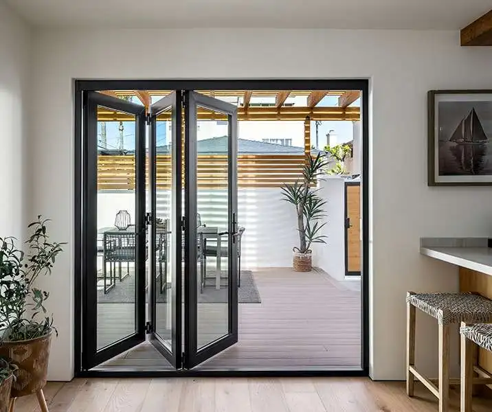 Household Aluminium Thermal Break Outdoor Accordion Door Save Space Tempered Glass Stacking Doors Easy To Install Folding Doors
Household Aluminium Thermal Break Outdoor Accordion Door Save Space Tempered Glass Stacking Doors Easy To Install Folding Doors