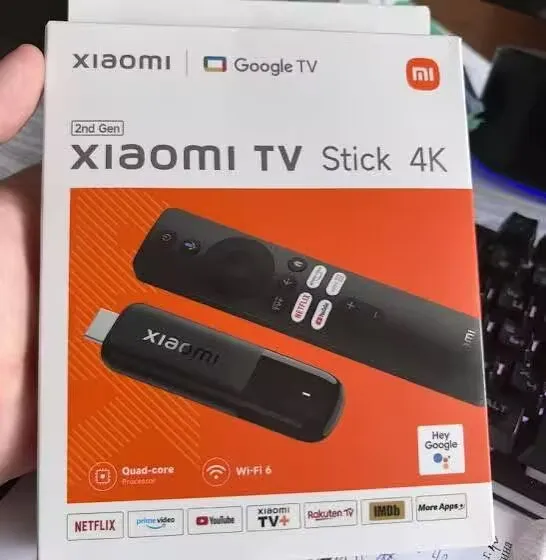 Xiaomi TV Stick 4K (2nd Gen) Global Version Google TV Smart HDR 2GB RAM 8GB ROM Bluetooth 5.2 Mini TV Dongle Streaming Media
Xiaomi TV Stick 4K (2nd Gen) Global Version Google TV Smart HDR 2GB RAM 8GB ROM Bluetooth 5.2 Mini TV Dongle Streaming Media