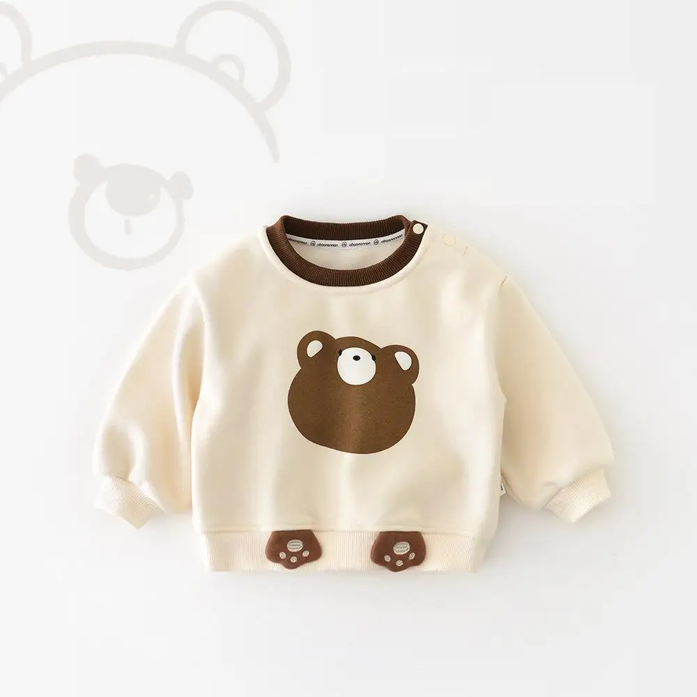 2025 Winter New Baby Long Sleeve Fleece Sweatshirt Cotton Girls Cartoon Print Pullover Plus Velvet Thick Infant Boys Warm Tops
2025 Winter New Baby Long Sleeve Fleece Sweatshirt Cotton Girls Cartoon Print Pullover Plus Velvet Thick Infant Boys Warm Tops