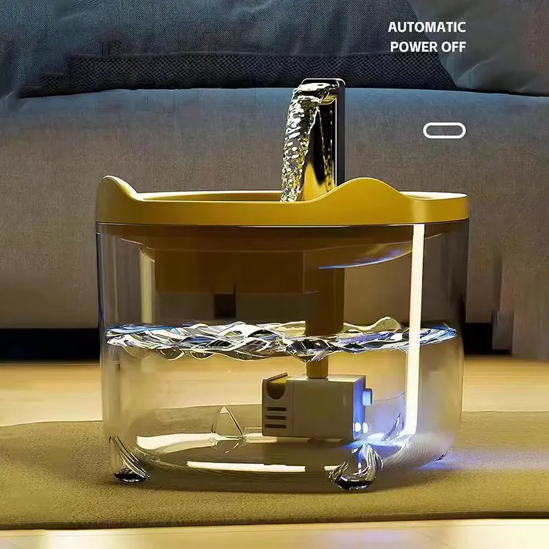 2000ml Automatic Pet Water Fountain Transparent USB Power Cat Water Dispenser for Indoor Dog and Cat Water Feeding Supplies
2000ml Automatic Pet Water Fountain Transparent USB Power Cat Water Dispenser for Indoor Dog and Cat Water Feeding Supplies