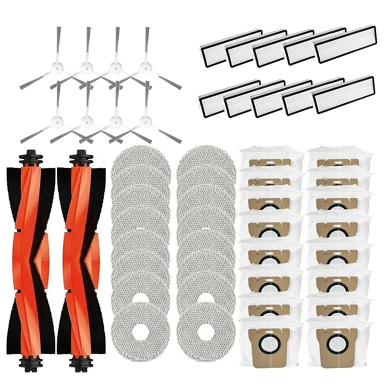 For Xiaomi Robot Vacuum X20+ / X20 Plus Accessories Main Side Brush Hepa Filter Mop Cloth Dust Bag Replacement Parts
For Xiaomi Robot Vacuum X20+ / X20 Plus Accessories Main Side Brush Hepa Filter Mop Cloth Dust Bag Replacement Parts