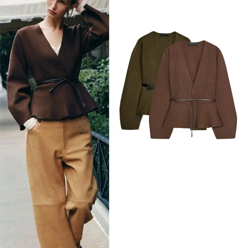 Новый зимний женский вязаный длинный кардиган Sve V-Ne, пальто с узлом, декоративный пояс, свободный крой из полиэфирного волокна
Новый зимний женский вязаный длинный кардиган Sve V-Ne, пальто с узлом, декоративный пояс, свободный крой из полиэфирного волокна