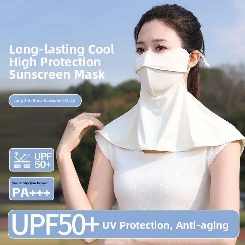 Women's Full-Face Sun Protection Mask Ice Silk Face Bikini Cycling Outdoor UV Protection Neck Guard Comfortable Polyester Fiber
Women's Full-Face Sun Protection Mask Ice Silk Face Bikini Cycling Outdoor UV Protection Neck Guard Comfortable Polyester Fiber