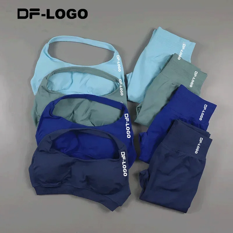 Df-LOGO Impact Backless Bra & trousers Gym Women Seamless Yoga Clothing Sport Breathable fit Pants Leggings Halter Sports Bra
Df-LOGO Impact Backless Bra & trousers Gym Women Seamless Yoga Clothing Sport Breathable fit Pants Leggings Halter Sports Bra
