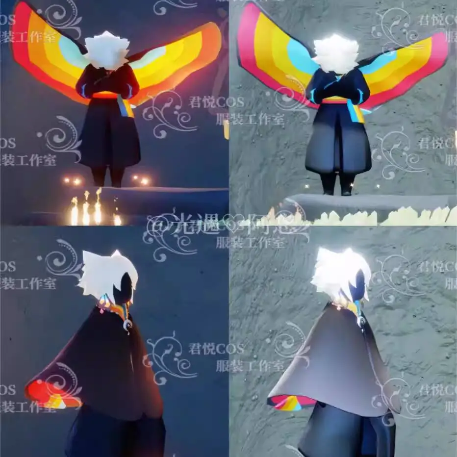 New Sky:Children Of The Light Fiesta Carnival Halloween Cos Cosplay Rainbow Day Dark-colored Cloak
New Sky:Children Of The Light Fiesta Carnival Halloween Cos Cosplay Rainbow Day Dark-colored Cloak