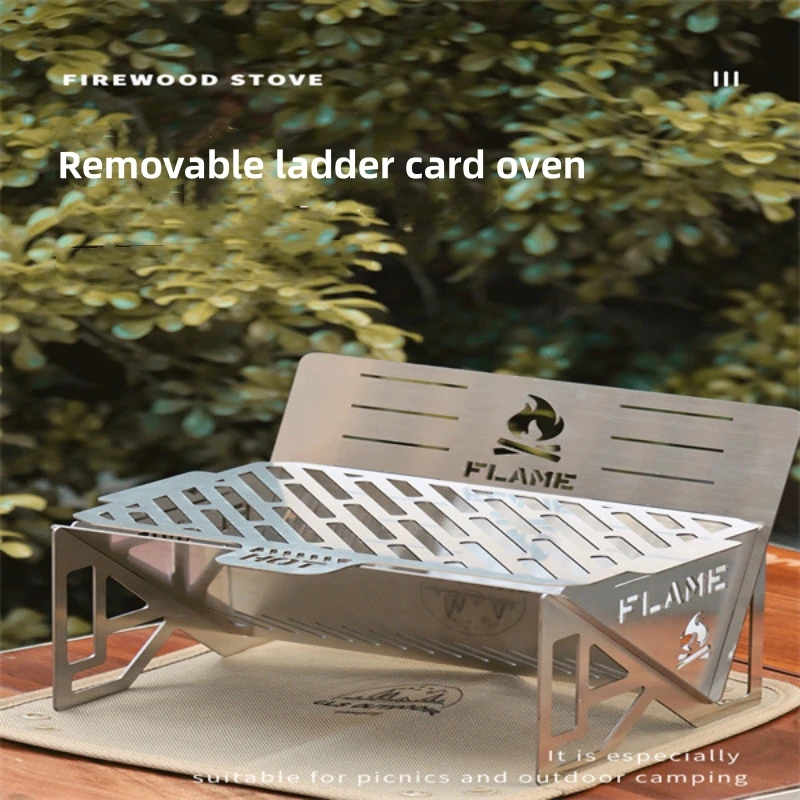 Outdoor Removable Barbecue Grill Ultra Lightweight Grill Mini Camping Stove Stainless Steel Firewood Stove
Outdoor Removable Barbecue Grill Ultra Lightweight Grill Mini Camping Stove Stainless Steel Firewood Stove