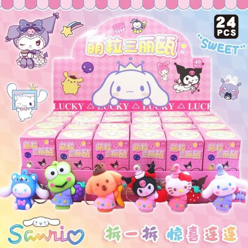 24Pcs/set Anime Sanrios Keychain Pendant Figures Kuromi Cinnamoroll Hello Kittys Keyring Dolls Accessories Toy for Children Gift
24Pcs/set Anime Sanrios Keychain Pendant Figures Kuromi Cinnamoroll Hello Kittys Keyring Dolls Accessories Toy for Children Gift