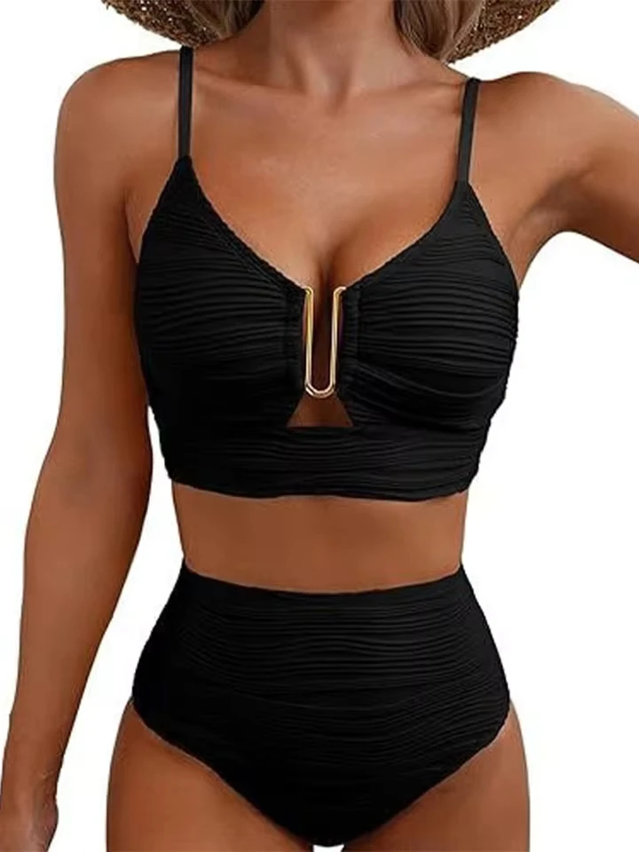 Vzvn Sexy Solid Spaghetti Strap Bikini Women Split Swimsuit Beach Vacation Brazil Bikini 2026 New All Season Bikinis 2 Piece Set
Vzvn Sexy Solid Spaghetti Strap Bikini Women Split Swimsuit Beach Vacation Brazil Bikini 2026 New All Season Bikinis 2 Piece Set