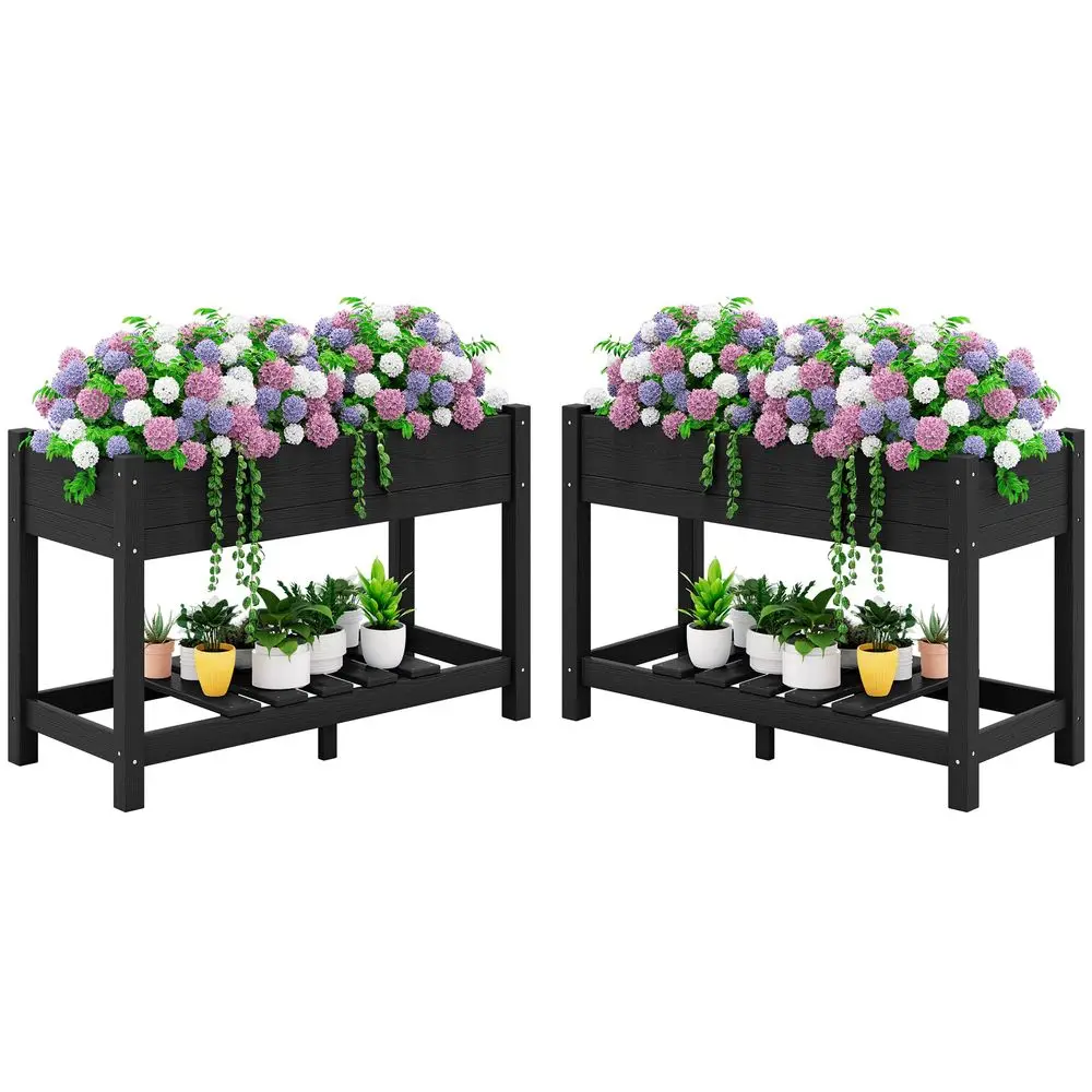 Raised Garden Bed with Legs Set of 2, 431730 Large HDPE Elevated Planter Box for Vegetables Flower Herb Patio, All Weather UseB
Raised Garden Bed with Legs Set of 2, 431730 Large HDPE Elevated Planter Box for Vegetables Flower Herb Patio, All Weather UseB