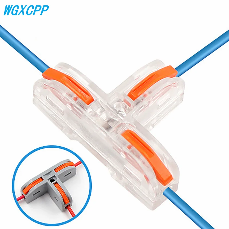 T Type Electric Wire Connector Electrical Terminals for Cable Terminal Blocks Terminator Connectors Quick Plug-in Wire Terminal
T Type Electric Wire Connector Electrical Terminals for Cable Terminal Blocks Terminator Connectors Quick Plug-in Wire Terminal