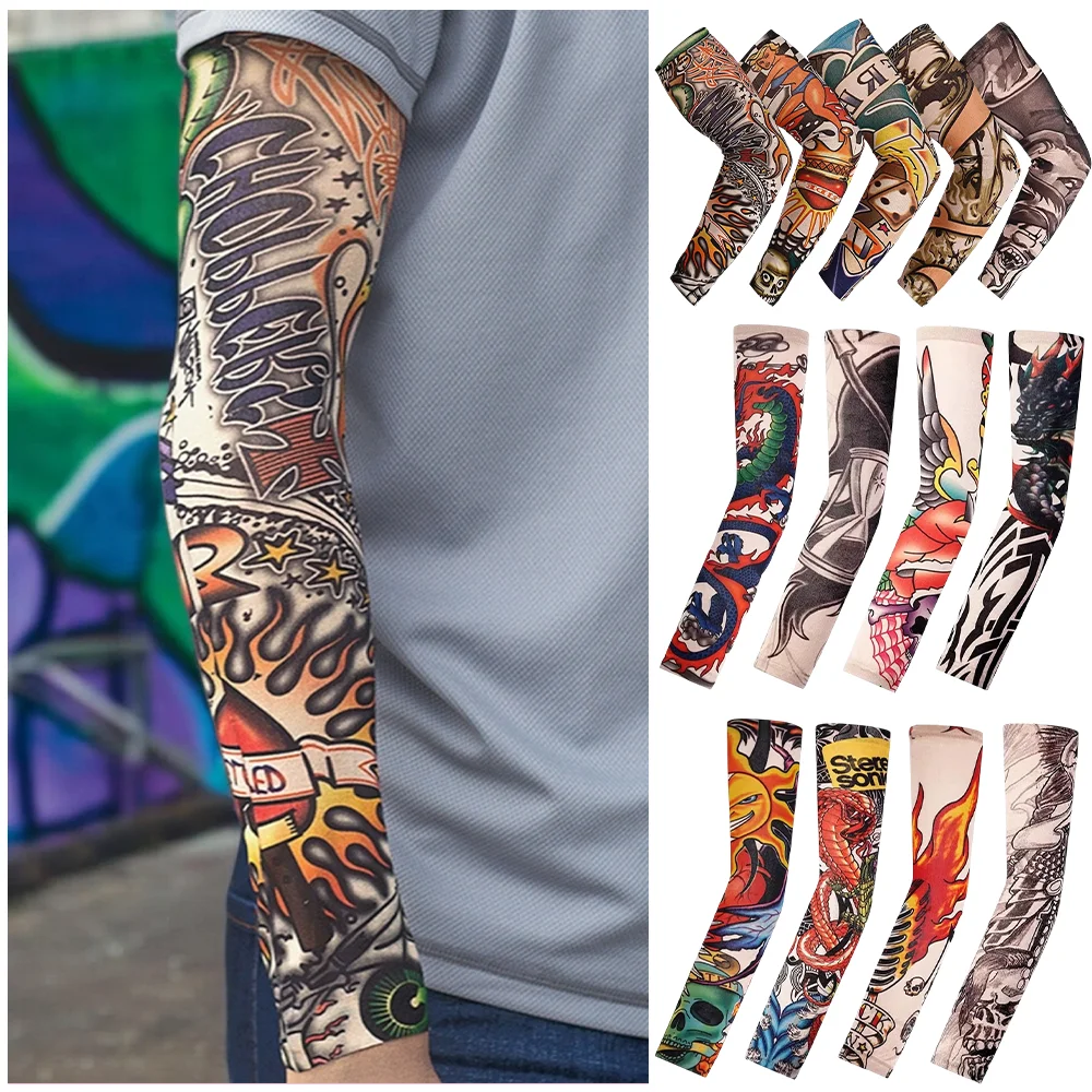 1Pc Tattoo Arm Sleeves Sunscreen Arm Warmers Outdoor Cycling Summer Running Multistyle Seamless Arm Oversleeve for Men Women
1Pc Tattoo Arm Sleeves Sunscreen Arm Warmers Outdoor Cycling Summer Running Multistyle Seamless Arm Oversleeve for Men Women