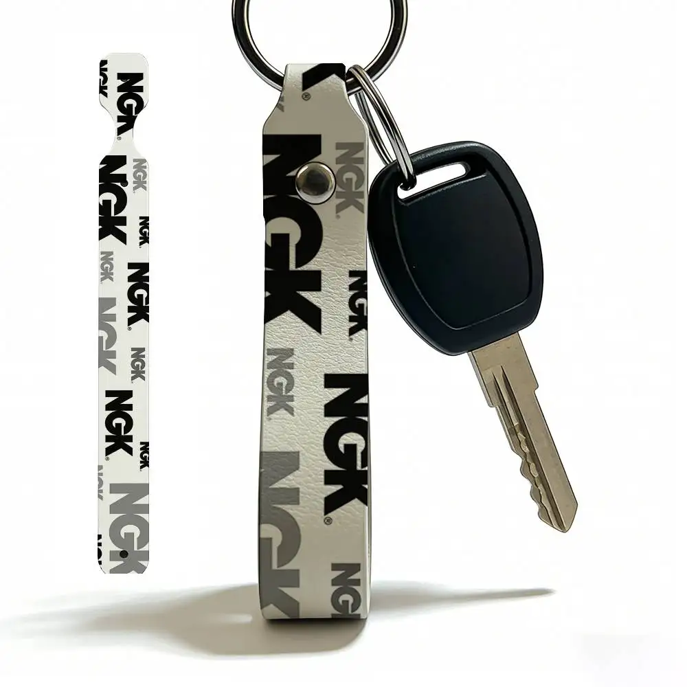 For Ngk Soft PU Leather Motorcycle Keychain Lightweight Key Holder For Scooter Racing
For Ngk Soft PU Leather Motorcycle Keychain Lightweight Key Holder For Scooter Racing