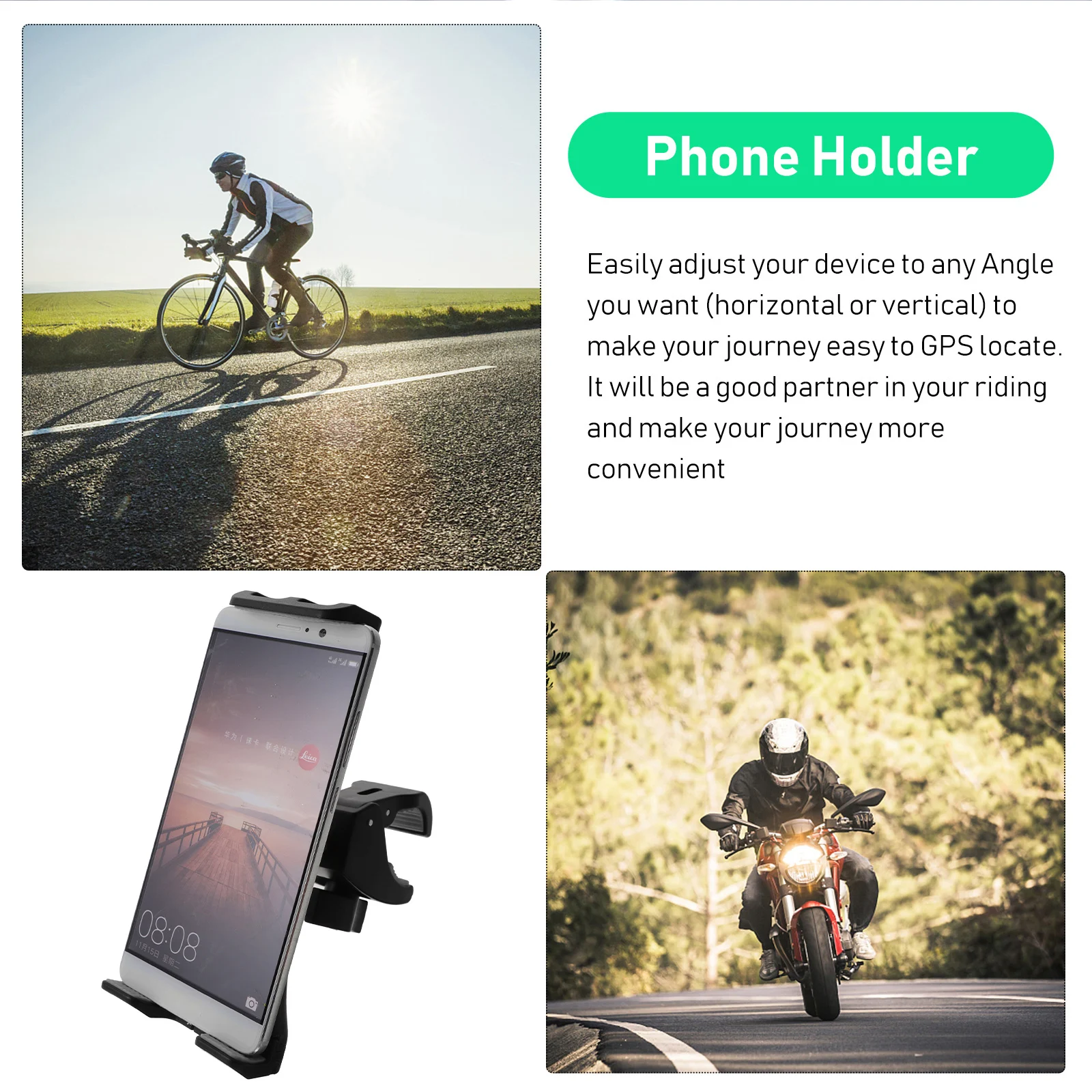 Treadmill Phone Mount for Exercise Equipment Compact Phone Stand for Handlebar Free Hands Training with Strong Support
Treadmill Phone Mount for Exercise Equipment Compact Phone Stand for Handlebar Free Hands Training with Strong Support