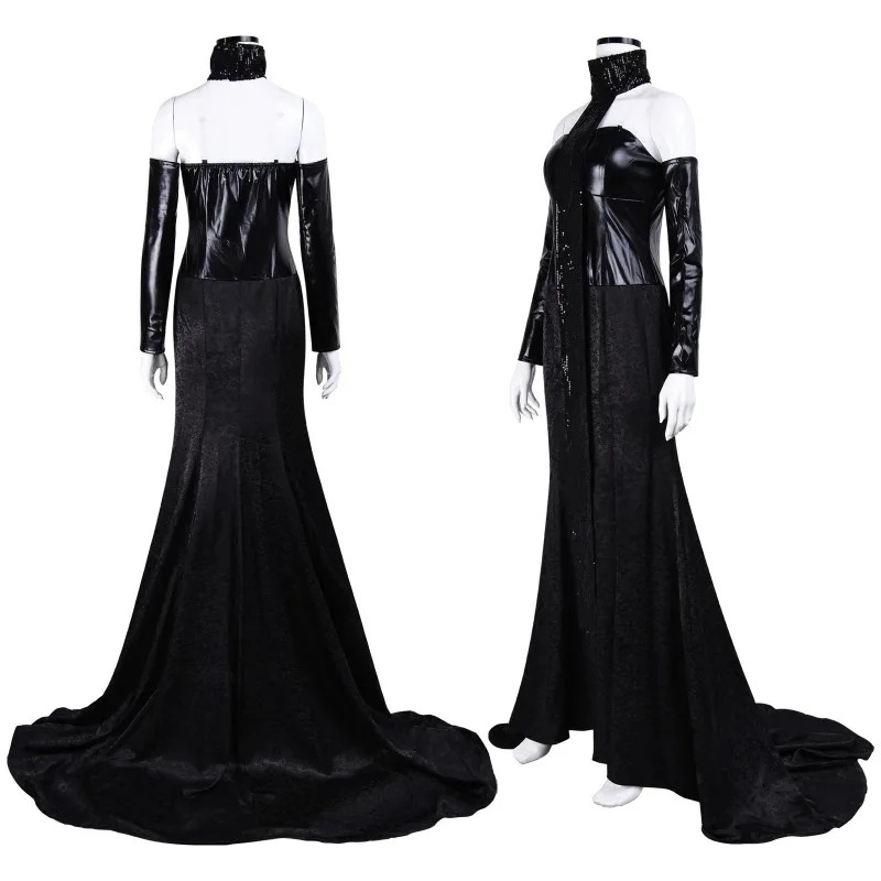 Padme Amidala Black Floor-length Dress SW Cosplay Costumes Movie Character Halloween Costume Performance Clothing for Women
Padme Amidala Black Floor-length Dress SW Cosplay Costumes Movie Character Halloween Costume Performance Clothing for Women