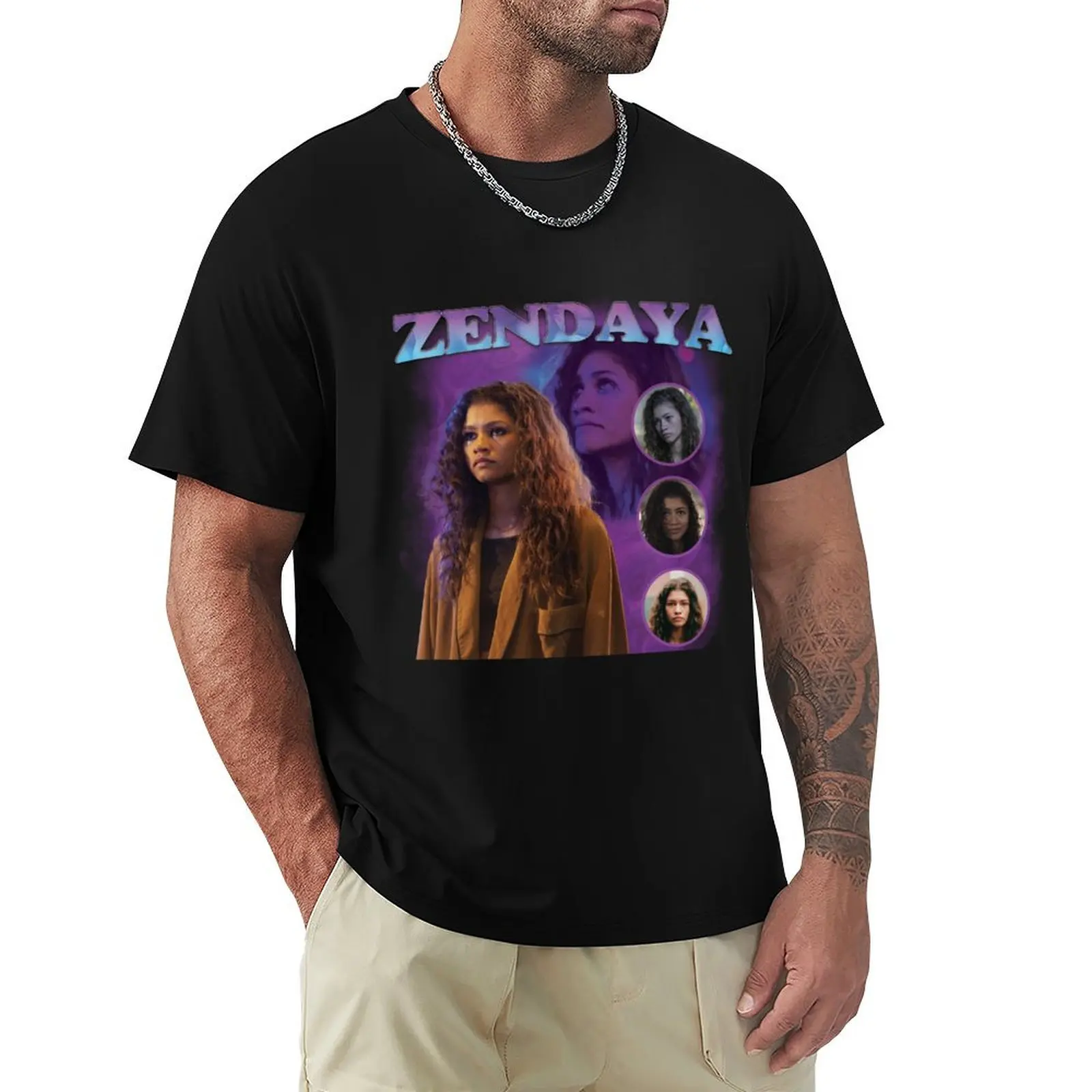 Zendaya Euphoria Rue Vintage 2 T-Shirt rapper graphic tees T-shirts oversize Men's t-shirts
Zendaya Euphoria Rue Vintage 2 T-Shirt rapper graphic tees T-shirts oversize Men's t-shirts