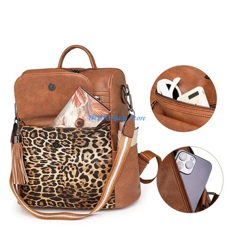 Large Capacity Backpack Student School Bag Retro Backpack Shoulder Bag for Daily
Large Capacity Backpack Student School Bag Retro Backpack Shoulder Bag for Daily