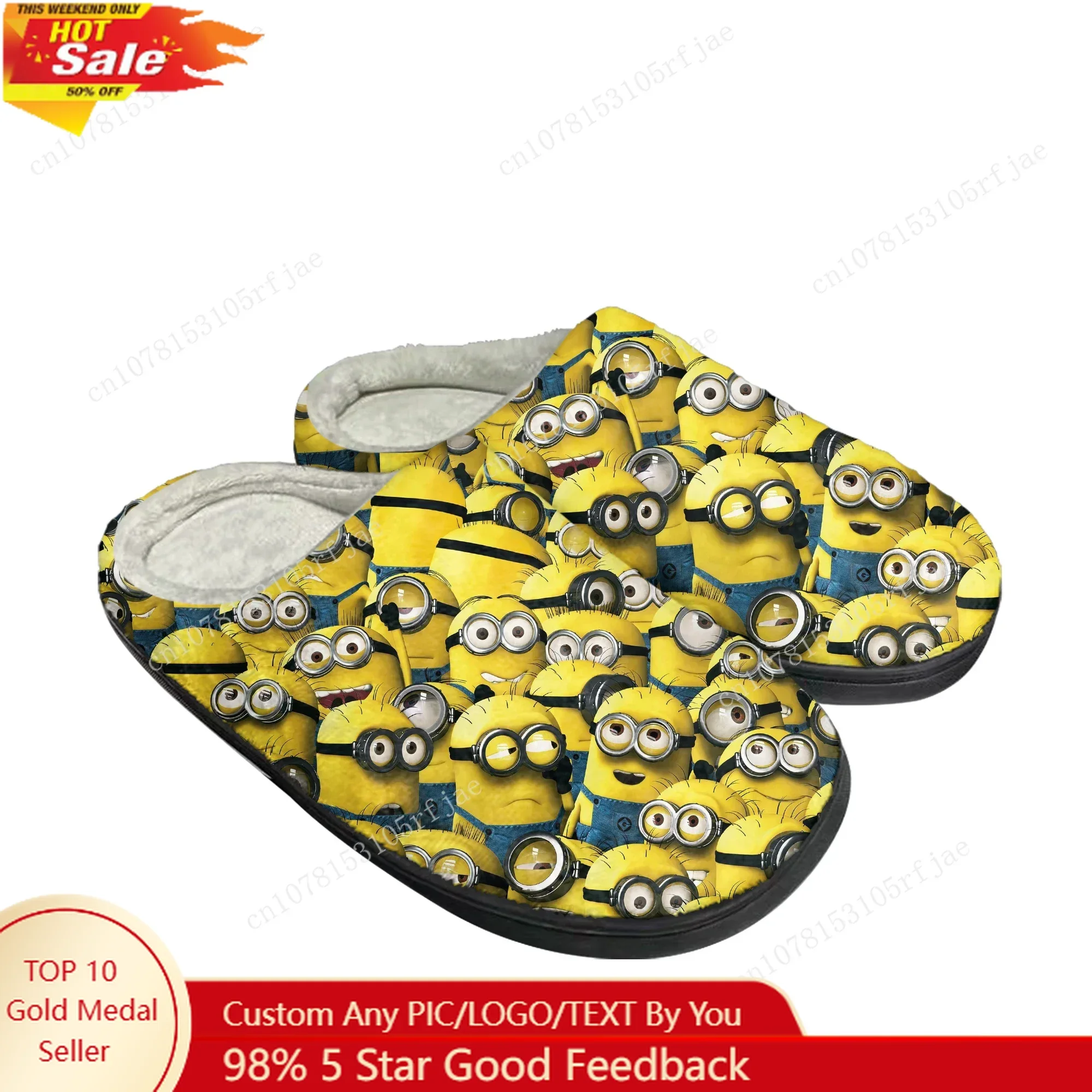 Kevin Stewart Home Cotton Slippers Little Yellow Man Cartoon Men Women Plush Bedroom Casual Keep Warm Shoes Tailor Made Slipper 
Kevin Stewart Home Cotton Slippers Little Yellow Man Cartoon Men Women Plush Bedroom Casual Keep Warm Shoes Tailor Made Slipper