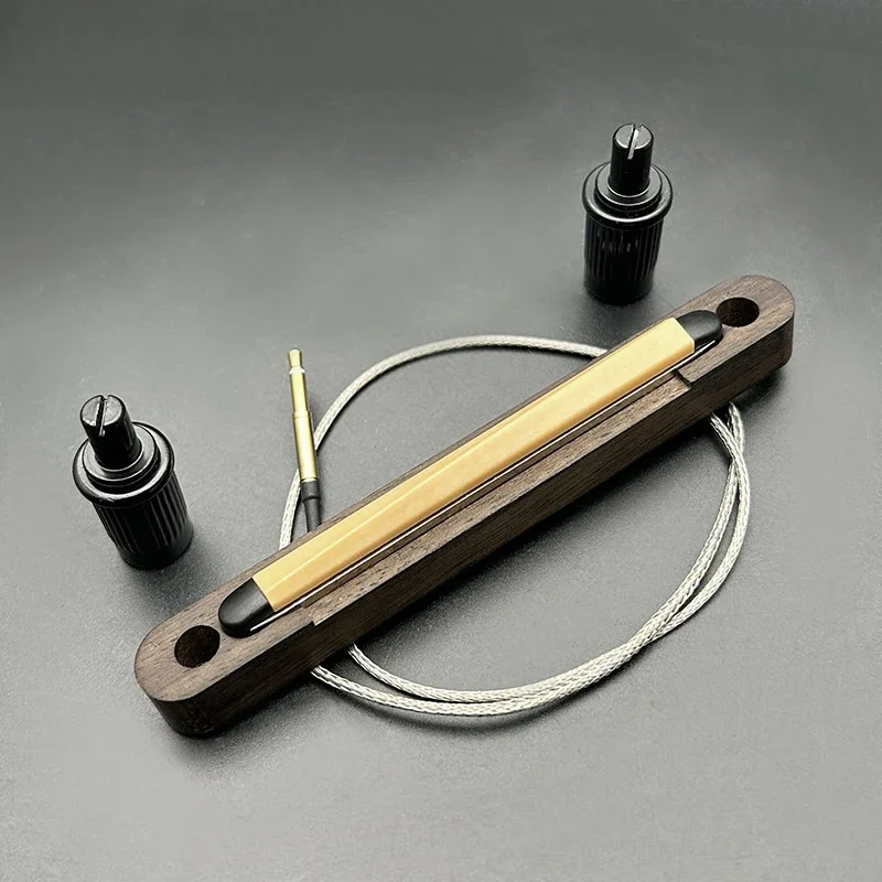 Rosewood Bridge for U Bass 110x13mm with Height Adjusting Screws Saddle Slot 84x6.5mm for 4/6-String Acoustic Bass Guitar Parts
Rosewood Bridge for U Bass 110x13mm with Height Adjusting Screws Saddle Slot 84x6.5mm for 4/6-String Acoustic Bass Guitar Parts