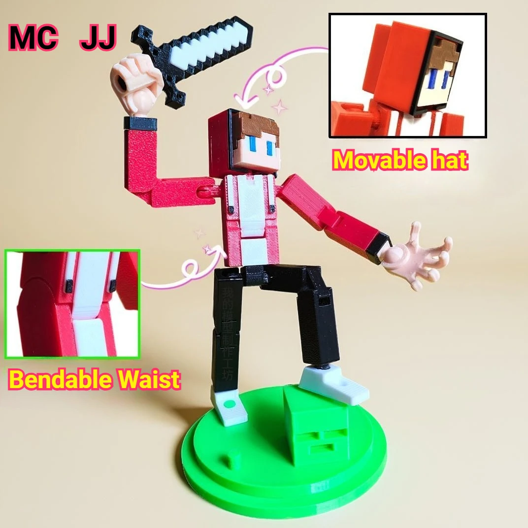 Оригинальная фигурка MC JJ, полностью подвижная, мини-кукла-мутант, настольное украшение, подарок для любителей игр
Оригинальная фигурка MC JJ, полностью подвижная, мини-кукла-мутант, настольное украшение, подарок для любителей игр