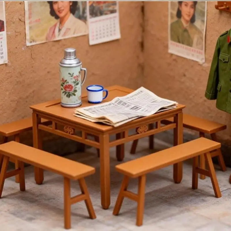 5Pcs Montessori Miniature Imitation Table Long Bench Model 1:12/1:18 Dollhouse Furniture Accessories For Girl Gifts
5Pcs Montessori Miniature Imitation Table Long Bench Model 1:12/1:18 Dollhouse Furniture Accessories For Girl Gifts