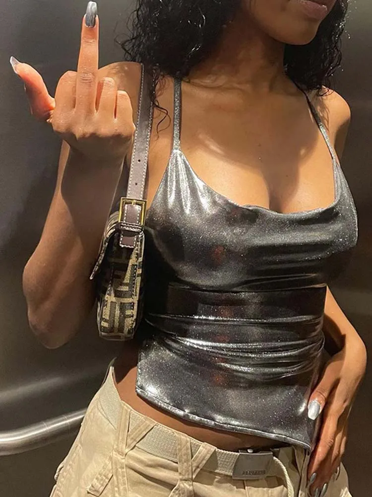 Solid Color Shiny Bodycon Sexy Style Vest Top 2024 New Summer Ladies Camisole Casual Basic
Solid Color Shiny Bodycon Sexy Style Vest Top 2024 New Summer Ladies Camisole Casual Basic