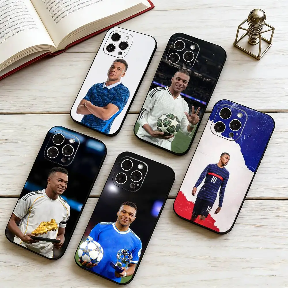 K-Kylian Football Mbappe Star Phone Case For iPhone 17, 16,15,14,13,12,11 Plus,Pro Max, Others Soft Black Cover
K-Kylian Football Mbappe Star Phone Case For iPhone 17, 16,15,14,13,12,11 Plus,Pro Max, Others Soft Black Cover