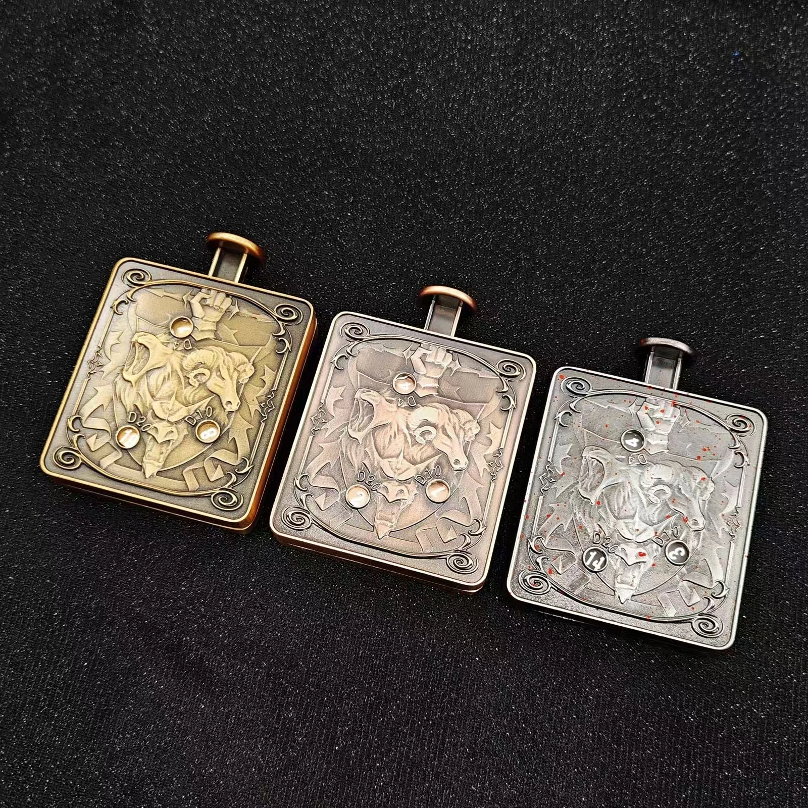 Портативные металлические кости-спиннеры для игр D&D Games, подходят для изготовления решений игр, металлические игральные кости, игральные кости с вращающимся колесом
Портативные металлические кости-спиннеры для игр D&D Games, подходят для изготовления решений игр, металлические игральные кости, игральные кости с вращающимся колесом