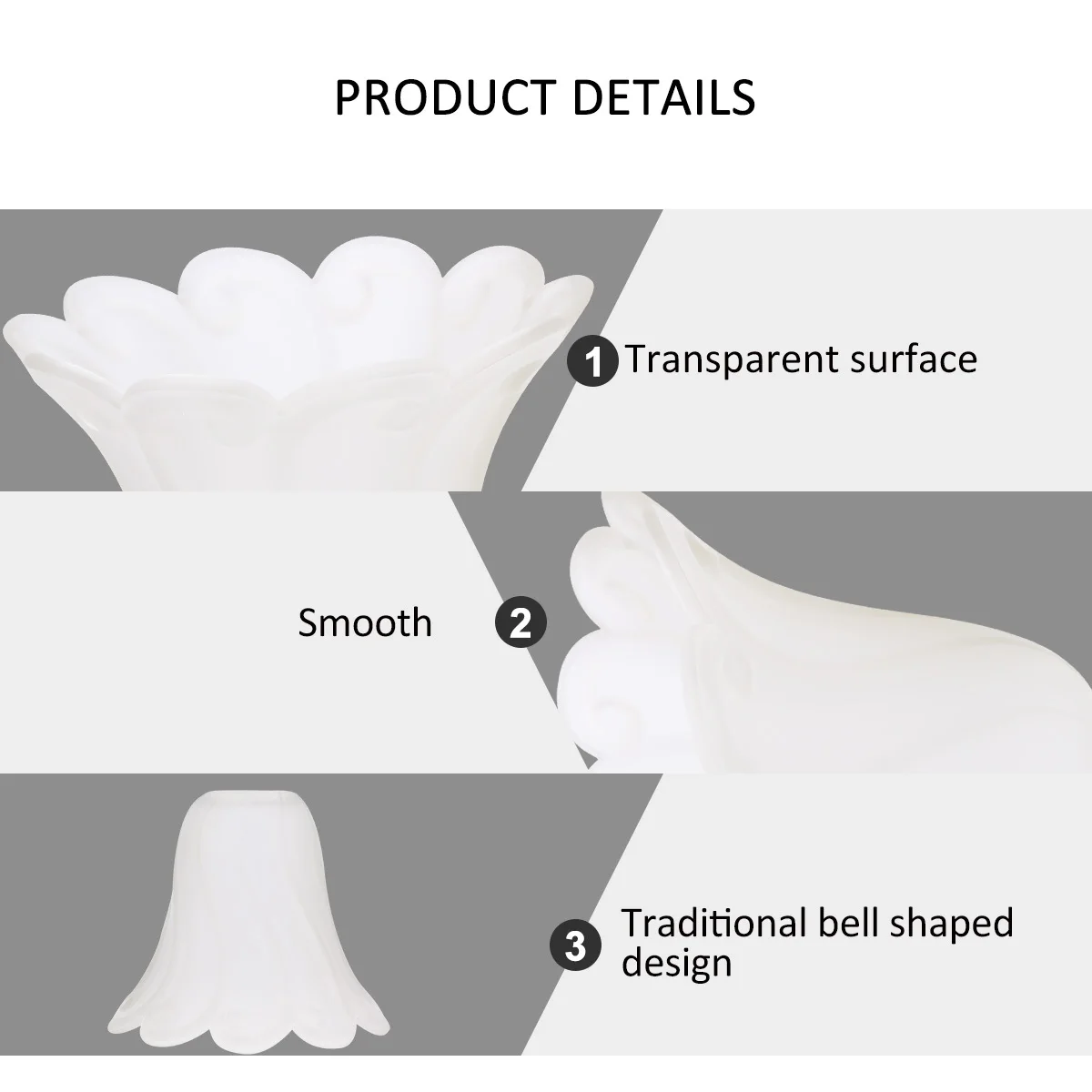 Floral Glass Ceiling Lamp Shade Replaceable Cover Durable for Bedroom Living Room Romantic Warm Light Wall Lamp Shade
Floral Glass Ceiling Lamp Shade Replaceable Cover Durable for Bedroom Living Room Romantic Warm Light Wall Lamp Shade