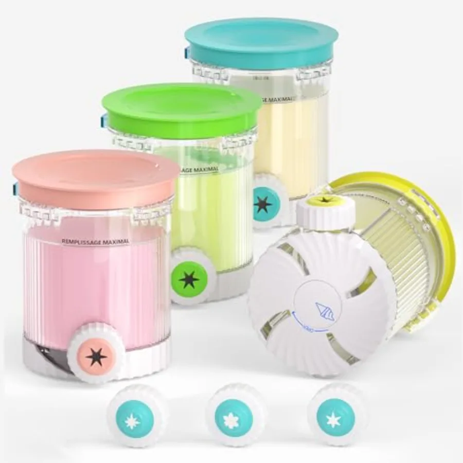 Colorful Swirl Pints and Lids for Ninja Creami NC700 Series NC701 NC701C Ice Cream Soft Serve Makers BPA-Free Dishwasher Safe C
Colorful Swirl Pints and Lids for Ninja Creami NC700 Series NC701 NC701C Ice Cream Soft Serve Makers BPA-Free Dishwasher Safe C