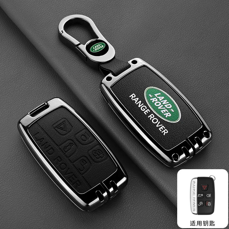 Zinc Alloy Leather Car Key Case Cover Key Bag Protection for Land Rover LR4 Range Rover Sport Evoque Jaguar XF XJ XJL F-pace
Zinc Alloy Leather Car Key Case Cover Key Bag Protection for Land Rover LR4 Range Rover Sport Evoque Jaguar XF XJ XJL F-pace