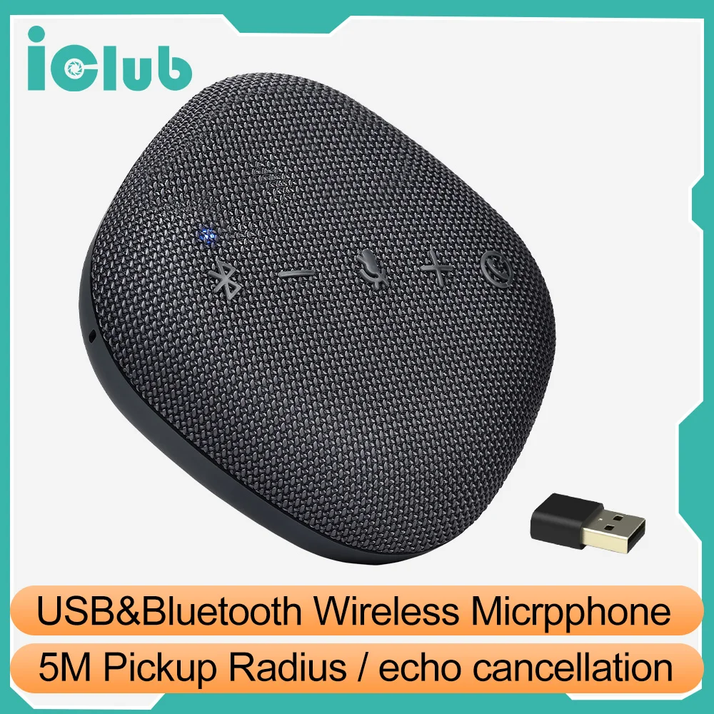 Беспроводная Bluetooth-спикерфон для конференций, всенаправленный USB-микрофон Plug-and-Play для онлайн-встречей, классный микрофон
Беспроводная Bluetooth-спикерфон для конференций, всенаправленный USB-микрофон Plug-and-Play для онлайн-встречей, классный микрофон