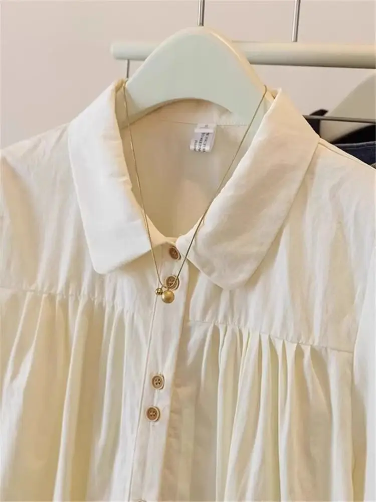 plus Size 300 Pou Collar ort Sve irt Women Summer Loose Belly Covering Slimming Casual Doll irt Top
plus Size 300 Pou Collar ort Sve irt Women Summer Loose Belly Covering Slimming Casual Doll irt Top
