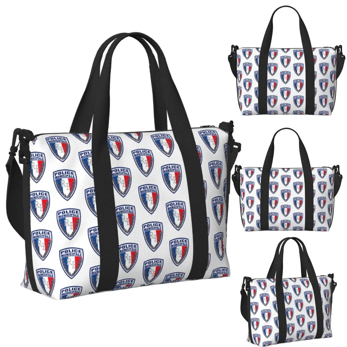 Custom FRENCH MUNICIPAL POLICE INSIGNIA Beach Travel Bag Large Capacity Tote Bags for Gym Women Shopping Duffle Shoulder Bag
Custom FRENCH MUNICIPAL POLICE INSIGNIA Beach Travel Bag Large Capacity Tote Bags for Gym Women Shopping Duffle Shoulder Bag