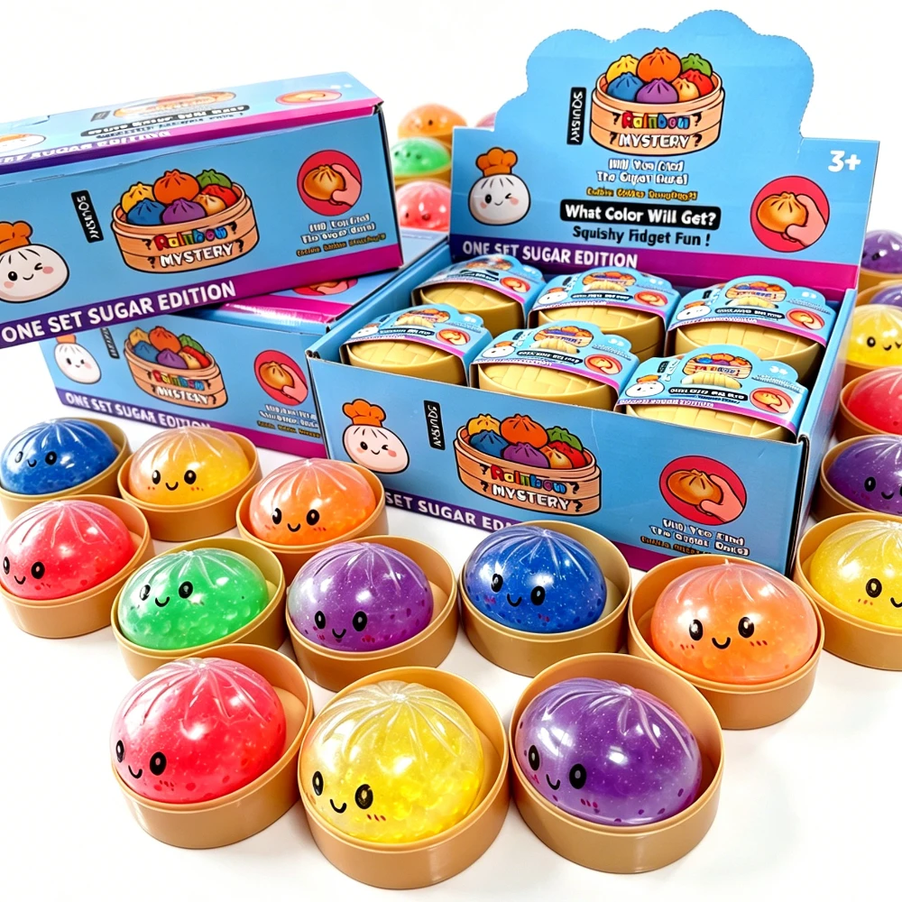 Glitter Dumpling Glitter Dumpling Squishy with Box Dumplings Sensory Squeeze Toy for Stress Relief
Glitter Dumpling Glitter Dumpling Squishy with Box Dumplings Sensory Squeeze Toy for Stress Relief