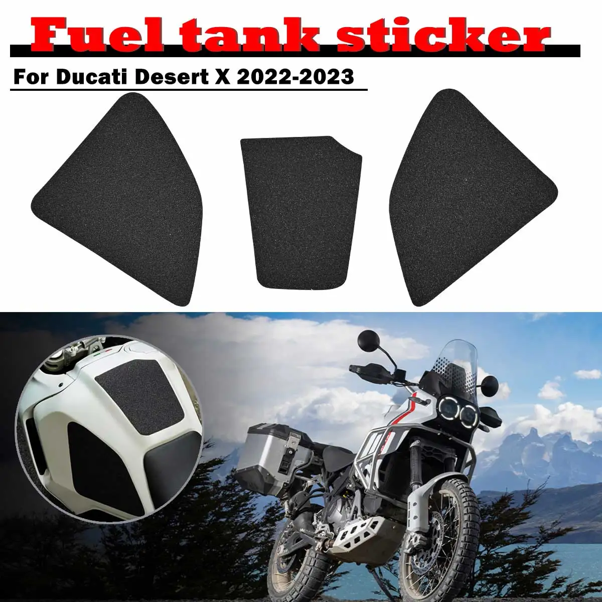 3PCS Motorcycle Side Fuel Tank Non-slip Pads Protector Stickers Grip For Ducati Desert X DucatiX 2022 2023
3PCS Motorcycle Side Fuel Tank Non-slip Pads Protector Stickers Grip For Ducati Desert X DucatiX 2022 2023