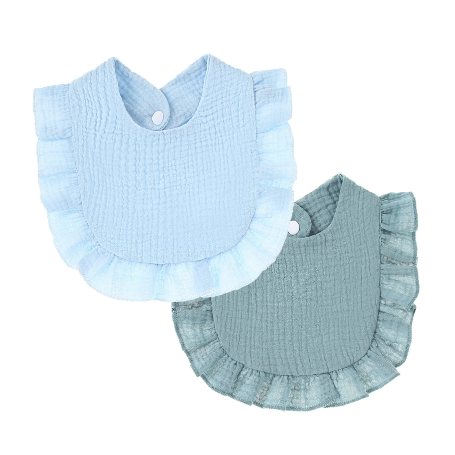 2 Pack Cotton Baby Bibs Lightweight Absorbent Saliva Bibs for Newborn Feeding
2 Pack Cotton Baby Bibs Lightweight Absorbent Saliva Bibs for Newborn Feeding