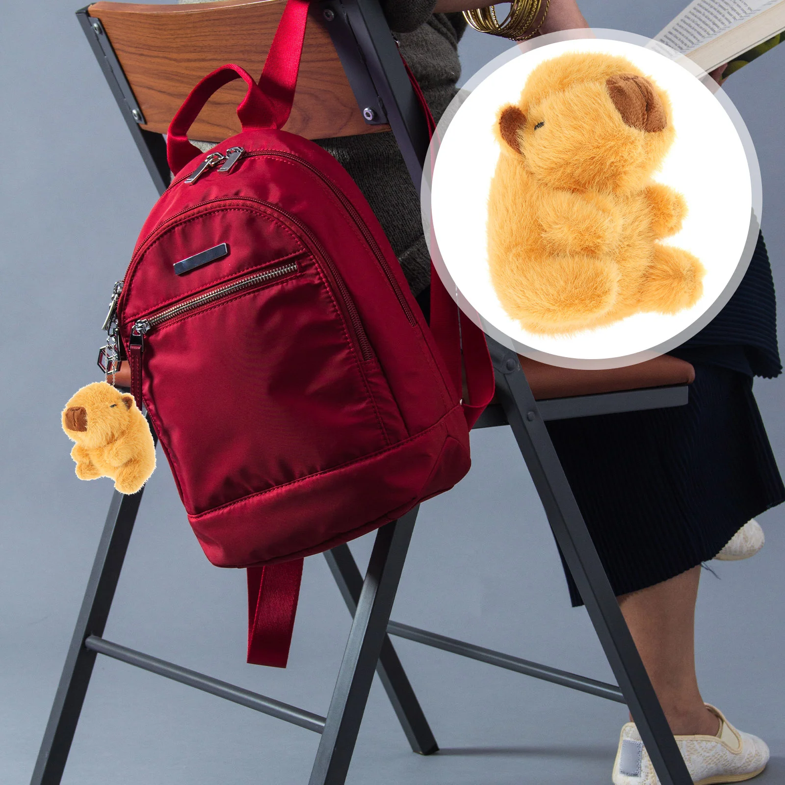 Capybara Keychain Plush Keychains Schoolbag Pendants Rucksack Hanging Decor Stuffed Toy Pp Cotton DIY Fob Animals
Capybara Keychain Plush Keychains Schoolbag Pendants Rucksack Hanging Decor Stuffed Toy Pp Cotton DIY Fob Animals