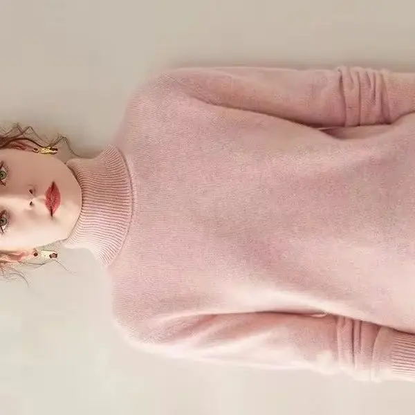 Women's Thickened High-Necked Cashmere Sweater 100% Pure Loose plus Size Bottoming Comfortable Fit Cashmere Sweater
Women's Thickened High-Necked Cashmere Sweater 100% Pure Loose plus Size Bottoming Comfortable Fit Cashmere Sweater