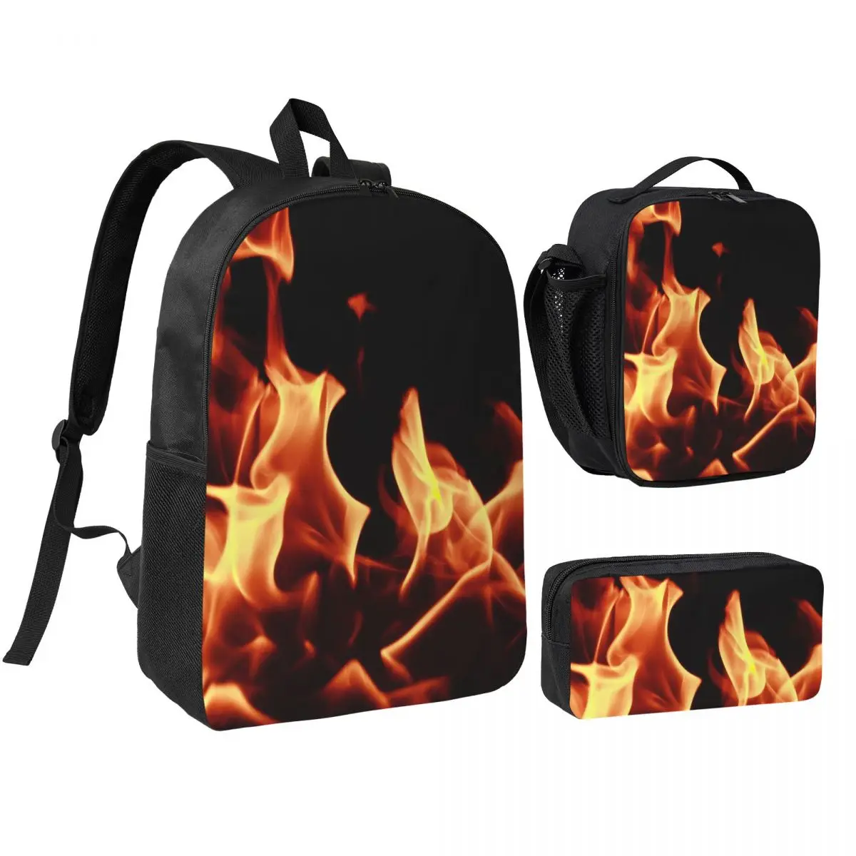 Burning Fire With Sparks Backpack Student BookBag School Bag Shoulder Bags 3ps Insulated Lunch Bag Pencil Case
Burning Fire With Sparks Backpack Student BookBag School Bag Shoulder Bags 3ps Insulated Lunch Bag Pencil Case