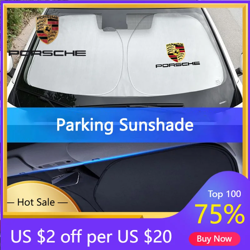 Car Sticker For Porsche Cayenne Panamera Macan 911 Car Windshield Sun Shade Visor UV Protection Shield for Porsche Panamera Caye
Car Sticker For Porsche Cayenne Panamera Macan 911 Car Windshield Sun Shade Visor UV Protection Shield for Porsche Panamera Caye