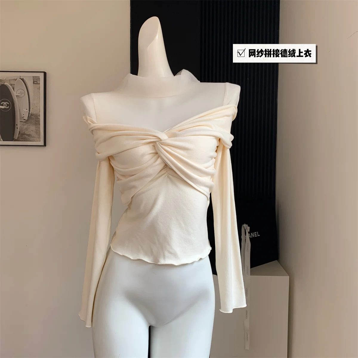 All-Matching Sweater Women Autumn and Winter Clothing Off Shoulder Spliced Y2K Design Fashion Streetwear Loose French Sweater
All-Matching Sweater Women Autumn and Winter Clothing Off Shoulder Spliced Y2K Design Fashion Streetwear Loose French Sweater