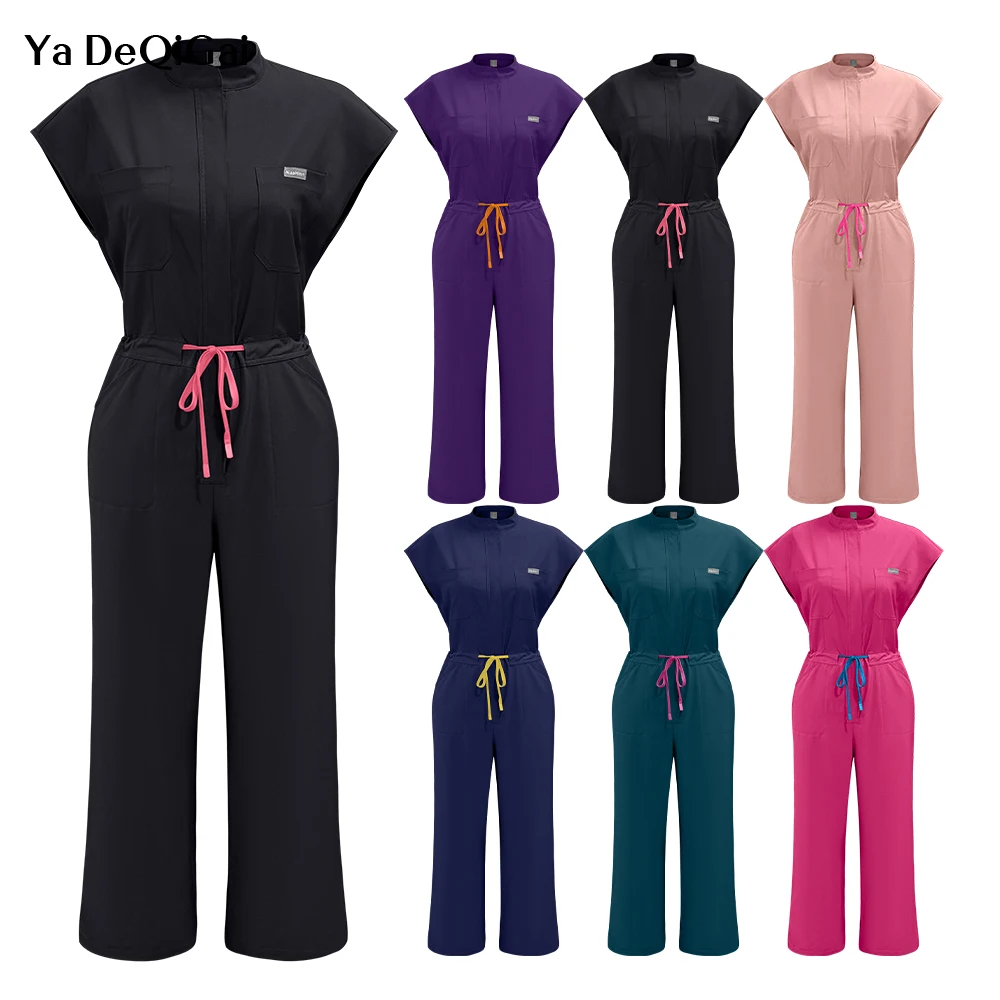 Hot Sell Scrubs Uniform Stretch Breathable Nursing Workwear Women Clinical Work Jumpsuit Medical Hospital Nurse Dentist Overalls
Hot Sell Scrubs Uniform Stretch Breathable Nursing Workwear Women Clinical Work Jumpsuit Medical Hospital Nurse Dentist Overalls