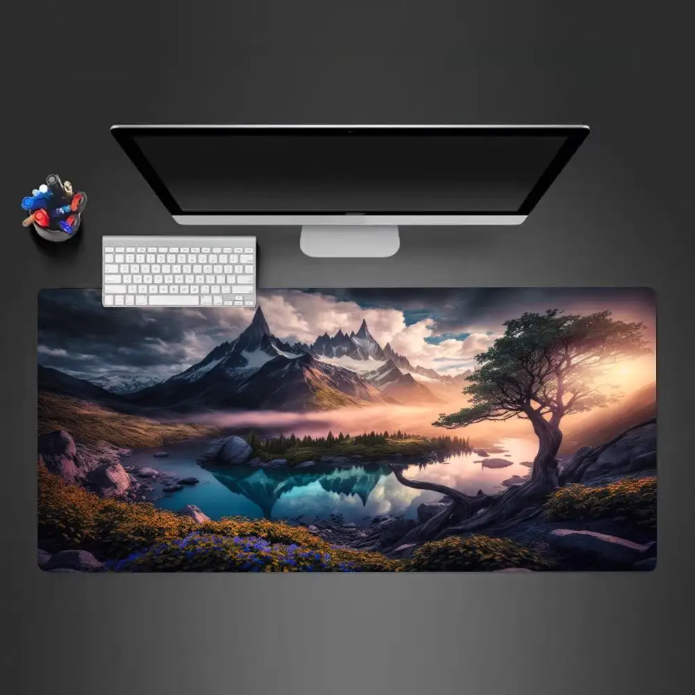 Коврик для мыши с мечтательным пейзажем, большой коврик для компьютерной офисной игры, настольные коврики XXL, резиновые противоскользящие коврики для игровой клавиатуры, длинные настольные коврики XL
Коврик для мыши с мечтательным пейзажем, большой коврик для компьютерной офисной игры, настольные коврики XXL, резиновые противоскользящие коврики для игровой клавиатуры, длинные настольные коврики XL