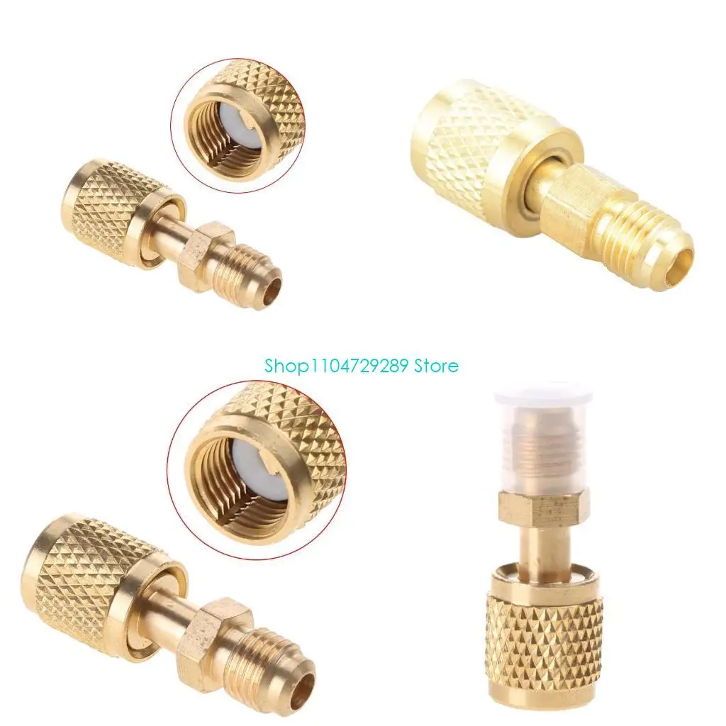 D8KE New R410a Brass Adapter Joints 1/4" Male To 5/16" Female Charging Hose To
D8KE New R410a Brass Adapter Joints 1/4" Male To 5/16" Female Charging Hose To